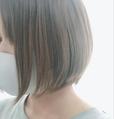 【SALONIA(サロニア)　ミニストレートヘアアイロン】使用後：うねりが取れてストレートに！