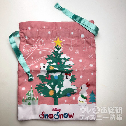 ③ 巾着 Disney クリスマス　2003 20th ディズニーランド 全部ほしい! TDRで集めるディズニー・クリスマス限定ガチャとは