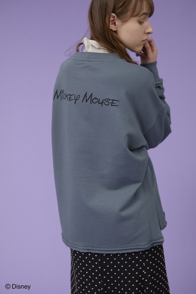 バックロゴクルーネック裏毛プルオーバー ¥4,400