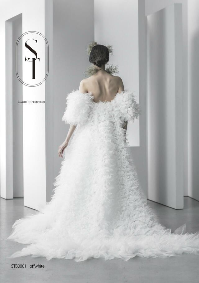 「ST」新作ウェディングドレス　STB0001_Offwhite