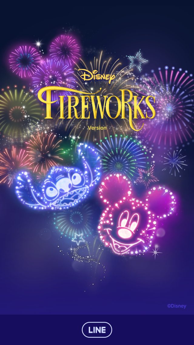LINE着せかえ：【8月】ディズニー 花火