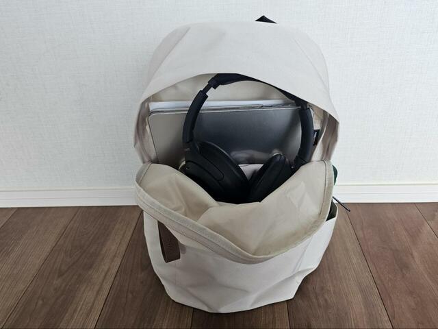 【KEYUCA N撥水 ライトシェル リュック】容量は12L。普段使いしやすいサイズ感です◎