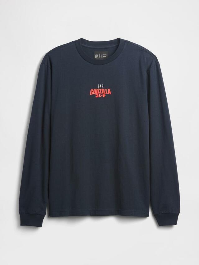 フロント:ゴジラ グラフィック GAPロゴ Tシャツ 6,990円 (税込み)