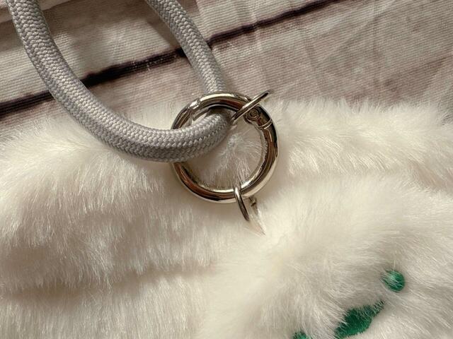 キーリングでポーチとショルダーストラップは取り外し可能