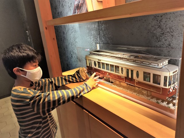 【OMO5東京大塚 by 星野リゾート】都電の模型