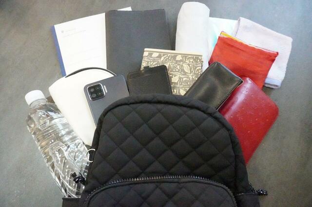 お出かけに必要なアイテムが一通り入る