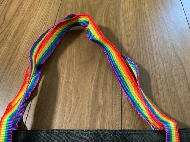 【CHUMS 大容量BIGトートバッグ】肩掛けしやすい長めのテープハンドル