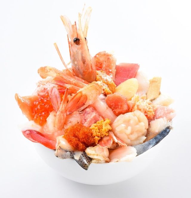 鮨のぶ「美味求真　30種類がのった海鮮丼(のり汁付)」3,500円