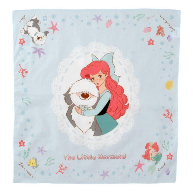リトル・マーメイド ハンカチーフ Illustrated by mikko 1,800円