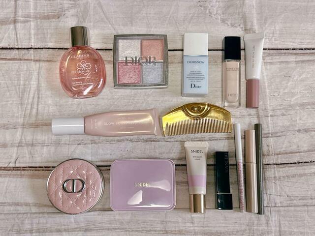 メイクに必要なコスメが一通り収納できました！