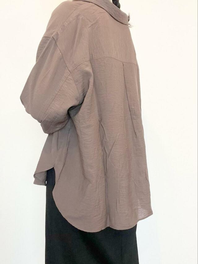 【GLOBAL WORK シャツジャケット】お尻がすっぽり隠れる丈感が嬉しい!