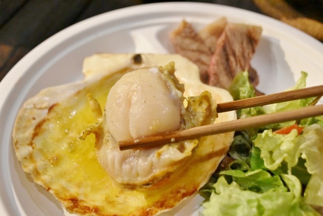 ホタテが大粒！