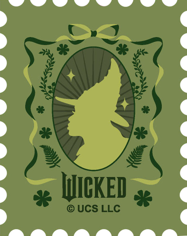 【WICKED】切手風フレークシール｜¥ 660（税込）