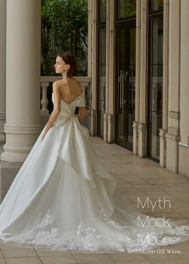 クラウディア「Myth Mock Moon(ミスモックムーン)」新作ウェディングドレス MMM0200_Off White