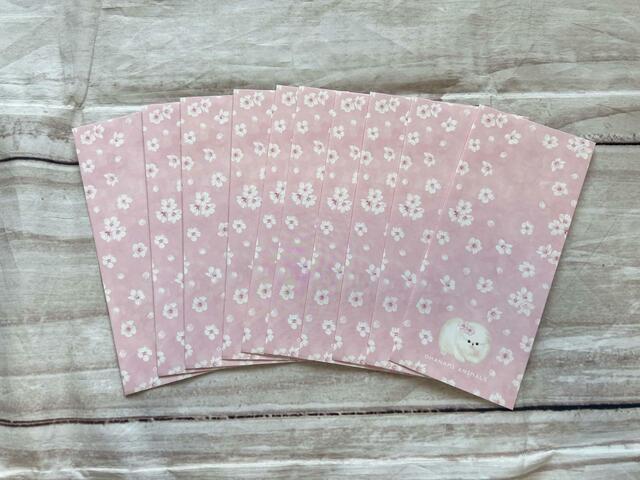 ピンクの桜柄を見ているだけでお花見に行きたくなります♪