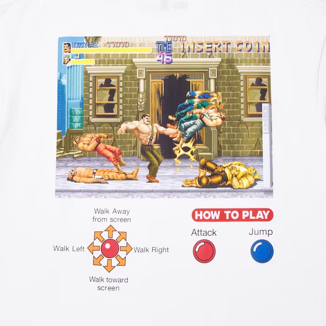 ユニクロ UT「カプコン40周年」グラフィックTシャツ 1,990円