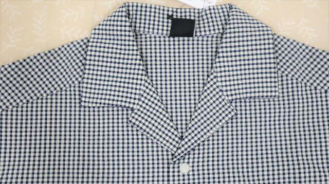 【ワークマン シアサッカーストレッチ 半袖シャツ】今回はギンガムチェックを選択
