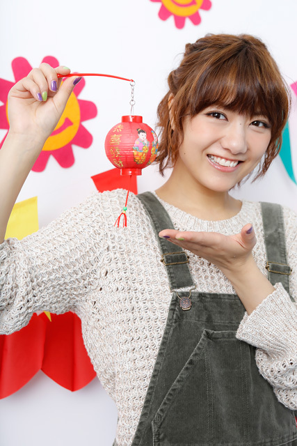 春節なので、提灯ももってもらいました