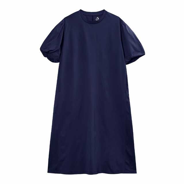 【ワークマンのワンピース人気ランキング 2位】「レディースドライサイドポケットバルーンスリーブワンピース」1,900円（税込）