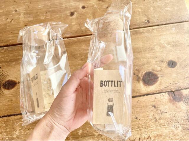 【KINTO ボトリットキャニスター300ml】300mlは片手にすっぽり収まりやすい