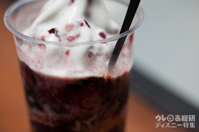 黒みつ白玉&ストロベリーゼリーサンデー