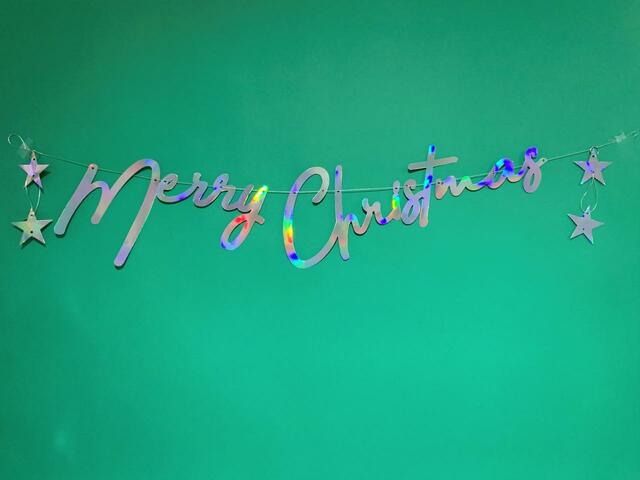 Watts「ペーパーガーランドキット／オーロラクリスマス」キラキラ輝くおしゃれなアイテム