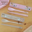 【パンダコパンダ×illusie300】パンダコパンダ カトラリーセット 各￥330