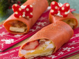 ストロベリー＆クランベリークレープ 520円｜東京ディズニーランド「カフェ・オーリンズ」｜東京ディズニーリゾート「ディズニー・クリスマス」2019スペシャルメニュー