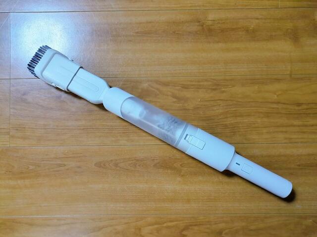 【アイリスオーヤマ ハンディクリーナーマルチツールセット】本体＋ブラシノズルでフィルターの掃除などに