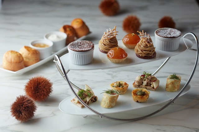 スイーツとセイボリーの アソートプレート(イメージ)