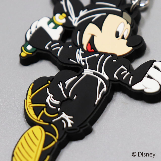 MICKEYデザイン ラバーキーホルダー/JUMP