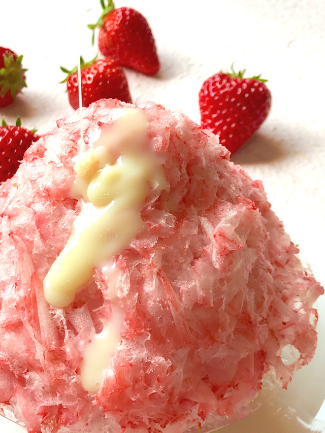 Wいちごかき氷
