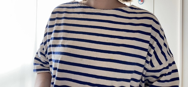 【ワークマン　レディースサーバーバスクハーフシャツ】ドロップショルダー＆ビッグサイズがかわいい