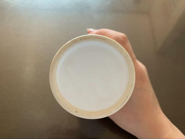 ダイソーのすべり止め液を使って検証：花瓶