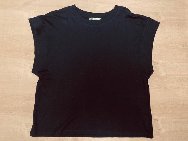 【ZARA】リブ編みTシャツ／税込1,590円