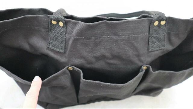 【ニトリ マルチポケットトートバッグ 】外ポケットは5個