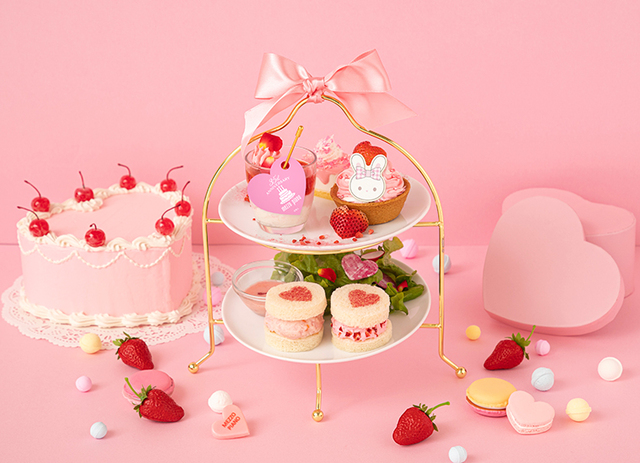 メゾピアノ♡アフタヌーンティーセット 2,690円｜mezzo piano 35th Anniversary Cafe