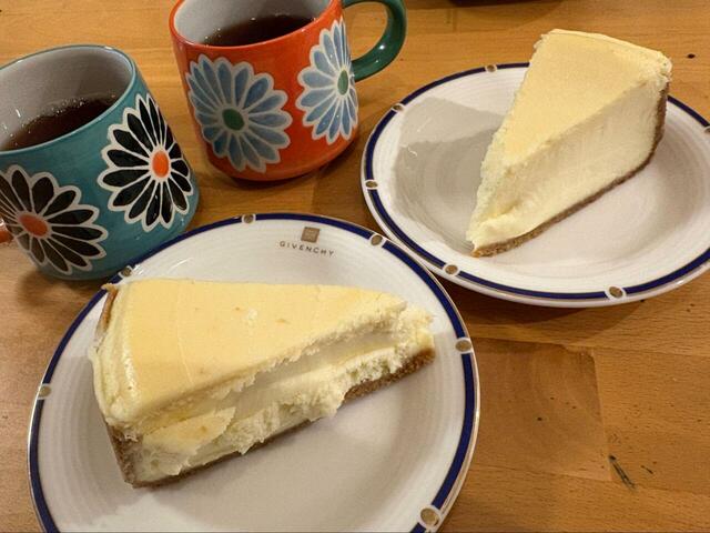【ロピア 濃厚！チーズケーキ】濃厚なチーズの風味が口いっぱいに広がり、満足感も抜群♪コーヒーや紅茶と合わせれば、至福のひとときに!