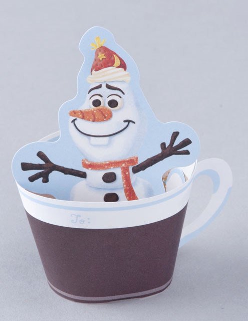 メモ＆マスキングテープ ※オラフがカップに入る ¥700｜2015年「クリスマス」TDL/TDS共通スペシャルグッズ 