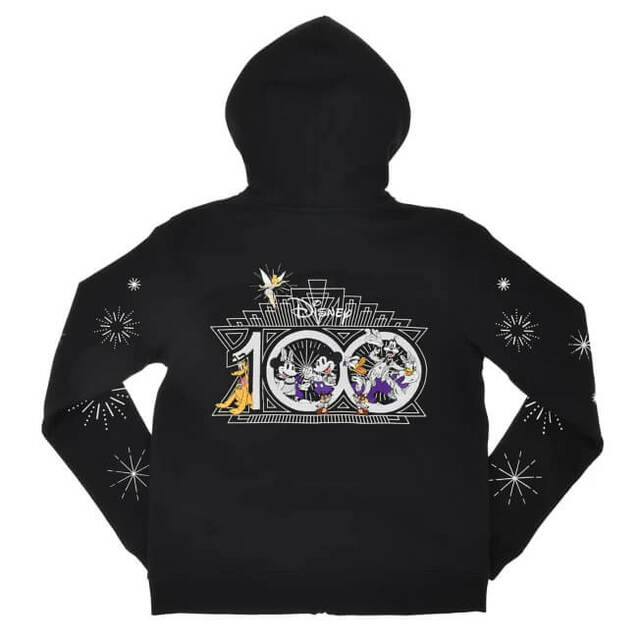 ディズニーキャラクター パーカー ブラック The Disney100 Platinum Celebration Collection 12,100円