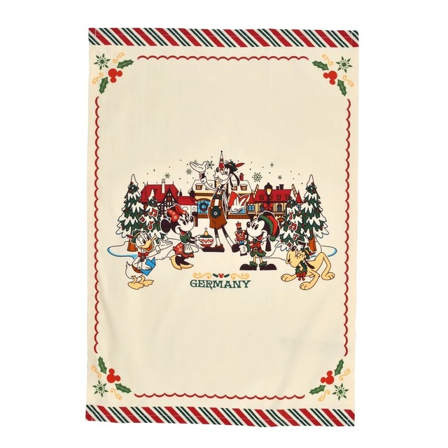 ミッキー＆フレンズ キッチンタオル World Showcase Germany Holiday 2,310円