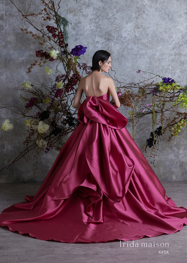 クラウディア|「Irida maison(イリーダメゾン)」新作ウェディングドレス|IM-0045_Pink