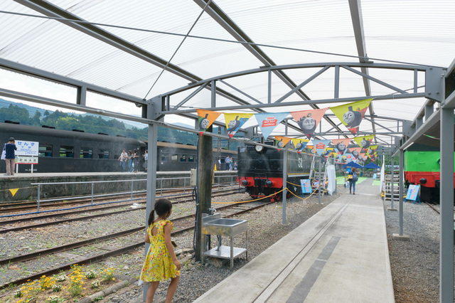 千頭駅構内「トーマスフェア」
