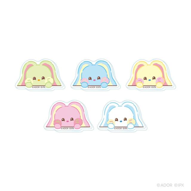 「アクリルクリップ （ランダム5種）」＜税込770円＞【「bunini cafe with NewJeans」期間限定オープン】