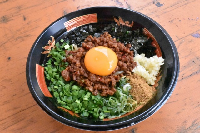 ボリューミーな台湾まぜそば