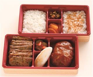 〈牛たん かねざき〉焼き立て牛たんと牛たんハンバーグ弁当