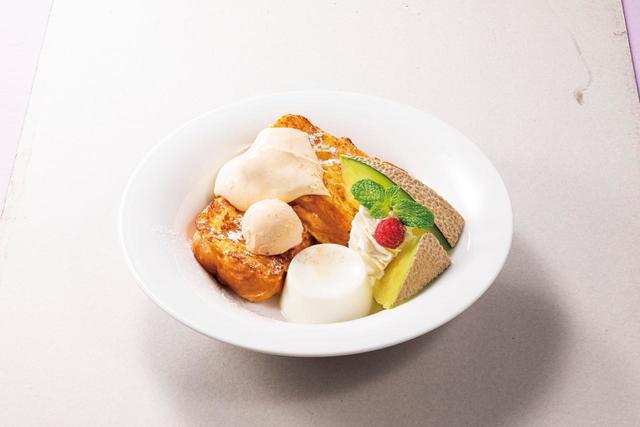 季節のフレンチトースト～マスクメロン
