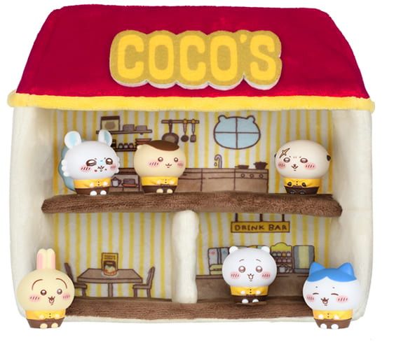 【ココス×ちいかわ】限定グッズが当たる!WEB抽選にチャレンジ!キャンペーン(ココスオリジナルドールハウス+ソフビ人形6種セット)