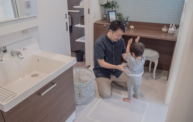 お帰りどろんこ動線