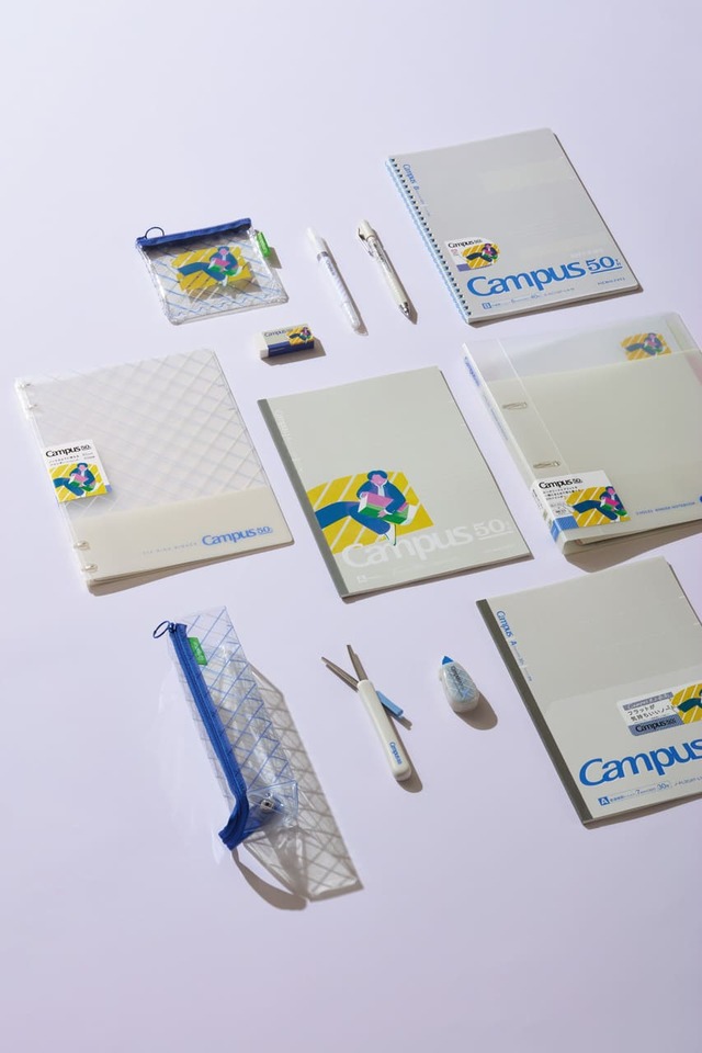【コクヨ「キャンパスノート50周年」】シンプルなグレー